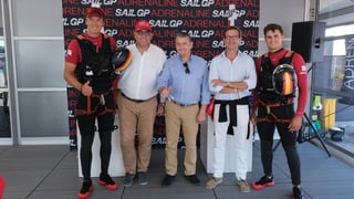 Arturo Bernal destaca la relevancia internacional de la prueba gaditana de SailGP y el impacto que ha tenido