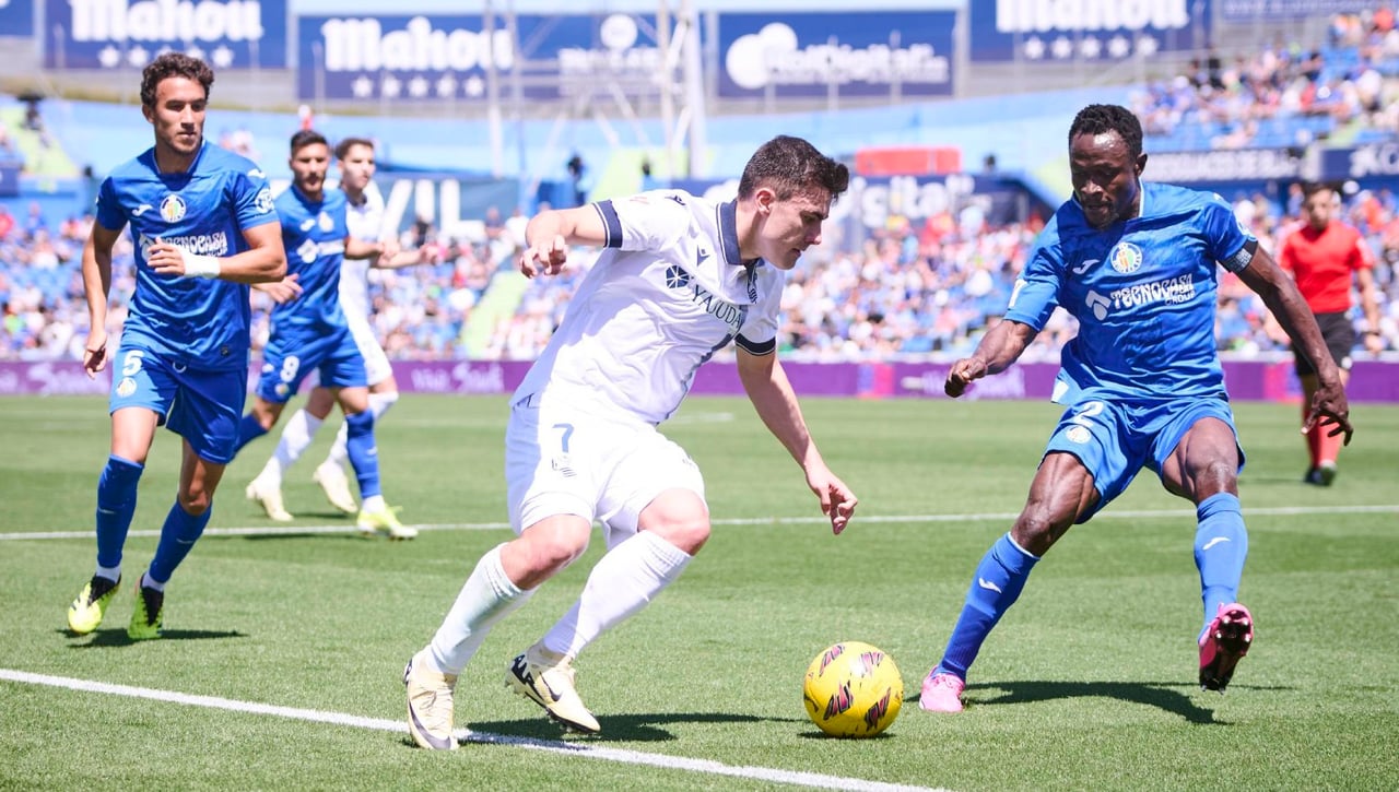 Getafe - Real Sociedad: Horario, canal y dónde ver en TV y online hoy el partido de LaLiga