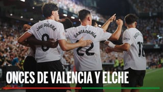 Alineaciones Valencia - Elche: Alineación probable de Valencia y Elche en la jornada 19 de LaLiga