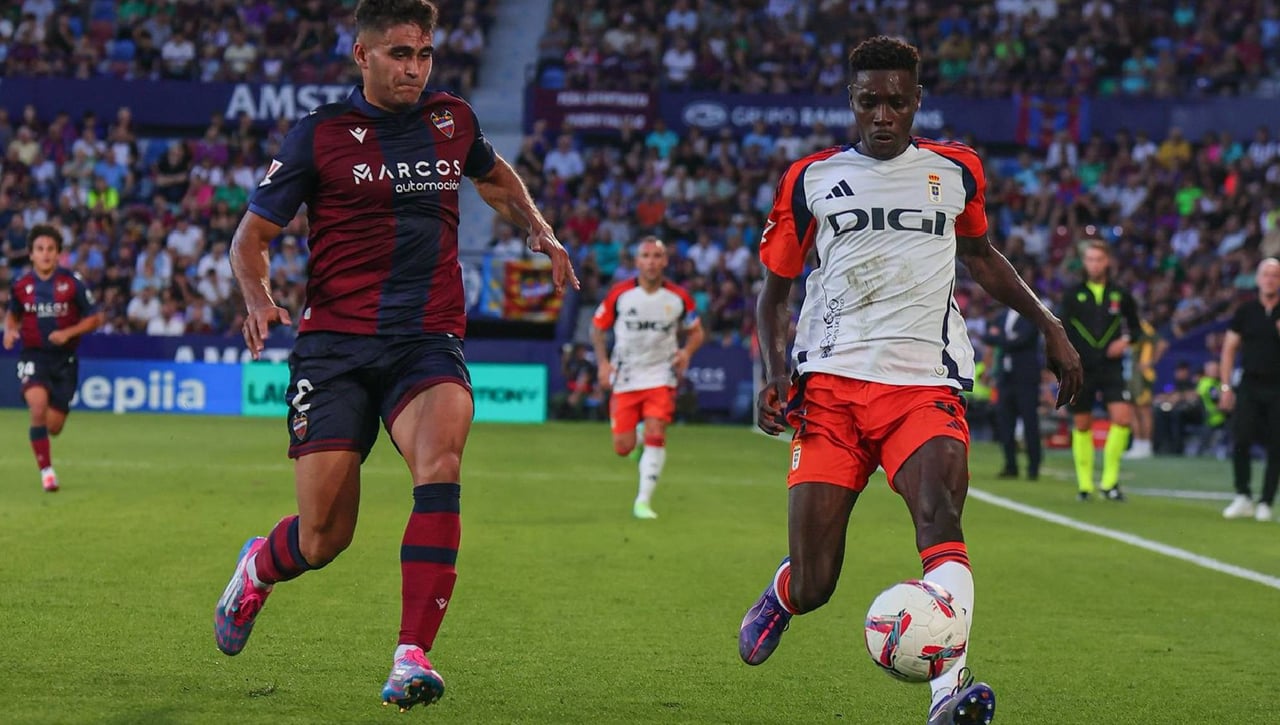 Oviedo - Levante: horario, canal y dónde ver hoy en TV y online el partido de la jornada 8 de LaLiga