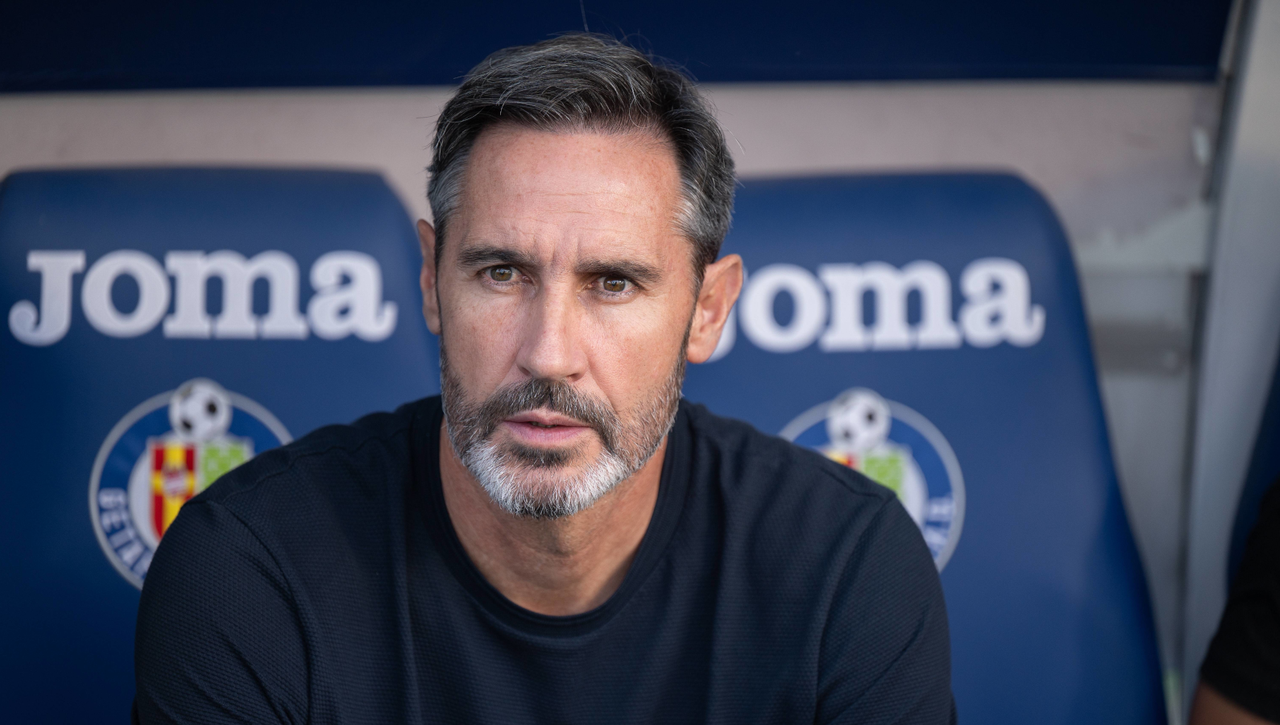 Vicente Moreno, enfadado