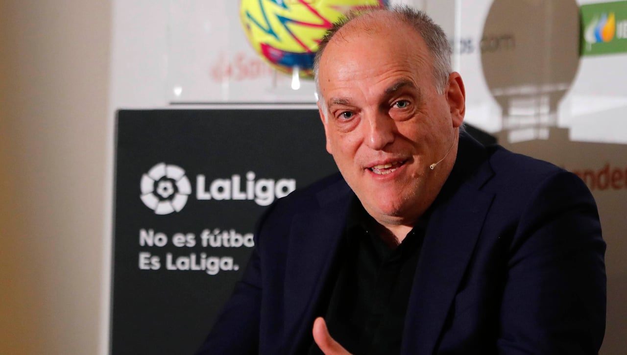 Tebas se moja sobre el caso Osasuna: "LaLiga hace lo que tiene que hacer"