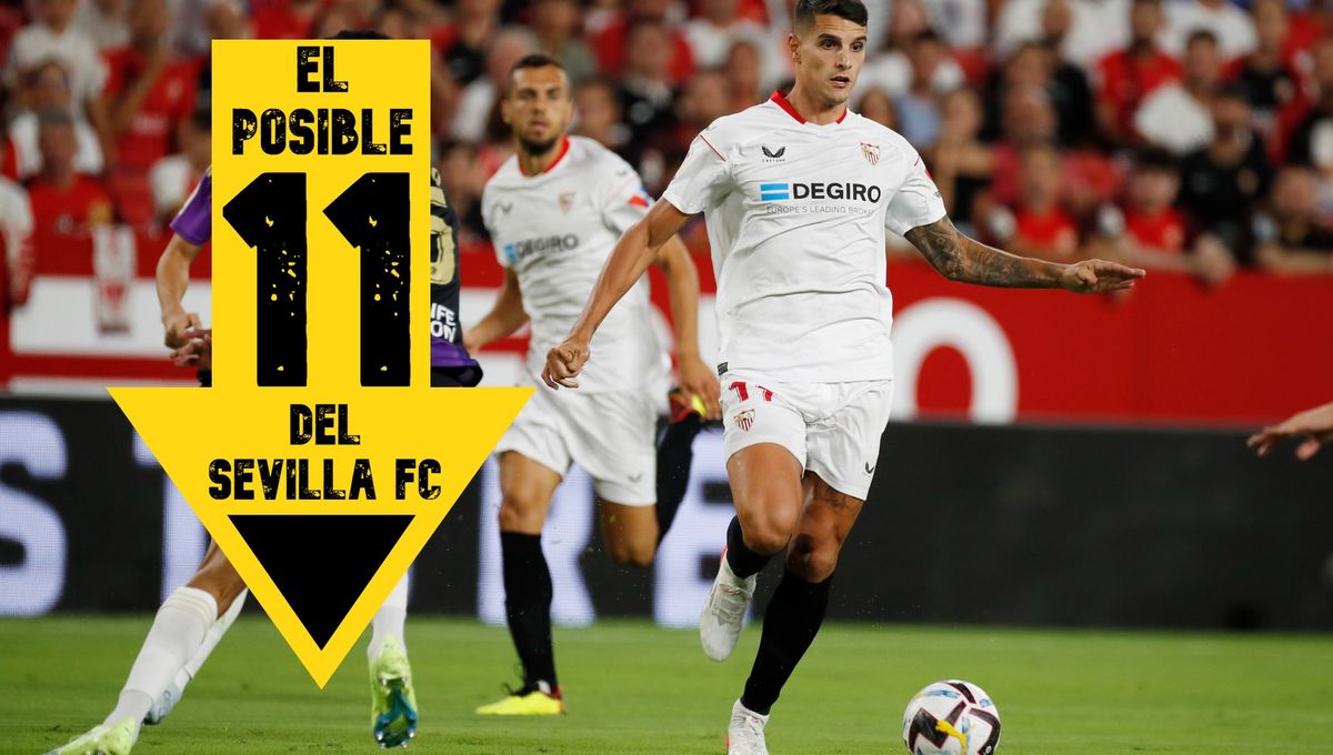 El posible once, con muchas dudas, del Sevilla frente al Barça