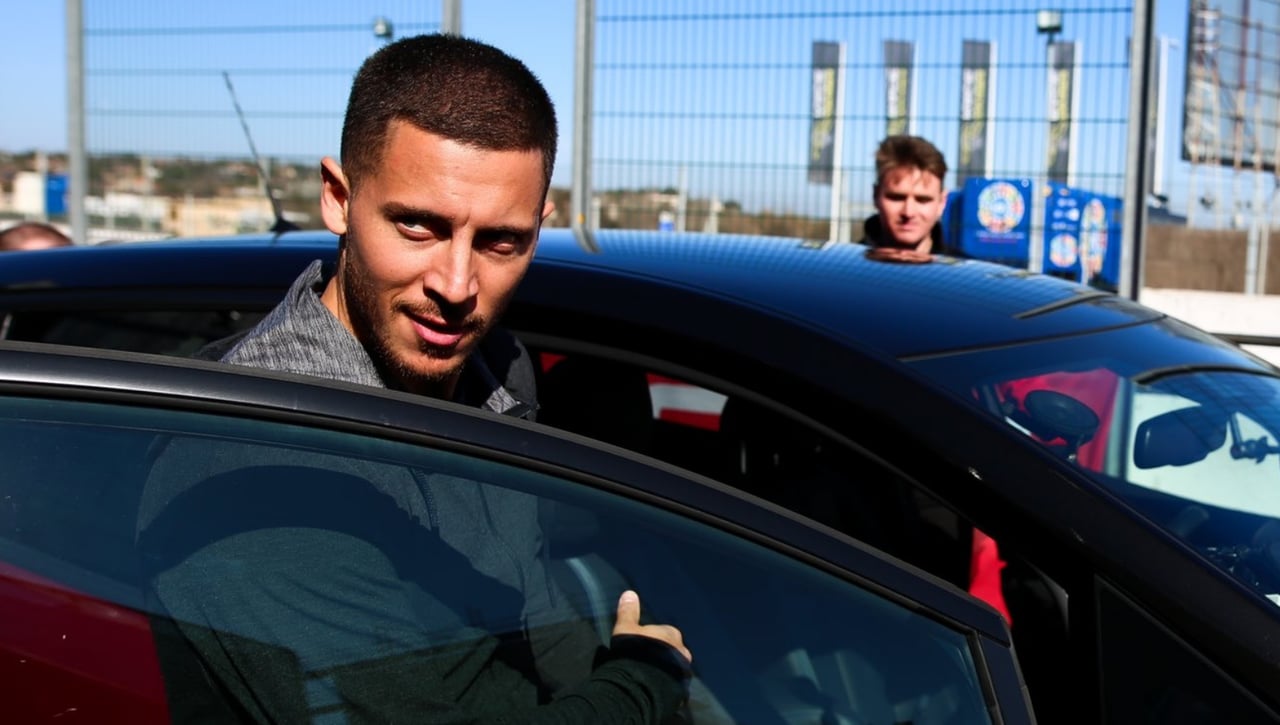 Eden Hazard, en una situación límite