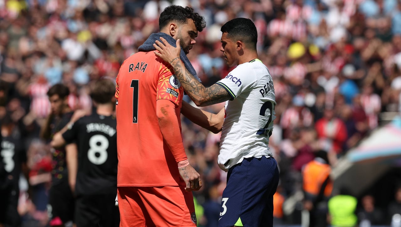 David Raya y Pedro Porro incendian el norte de Londres por un polémico gesto