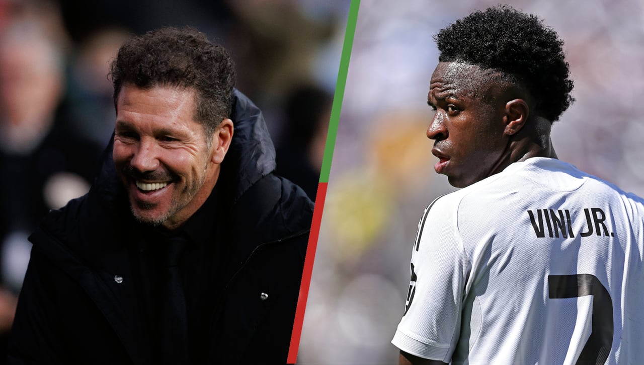 Simeone no se muerde la lengua con las tarjetas amarillas: "A Vinícius no se la sacas"