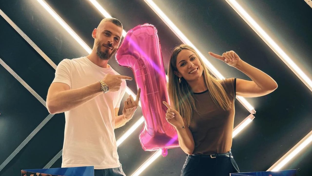 Edurne y De Gea están de celebración
