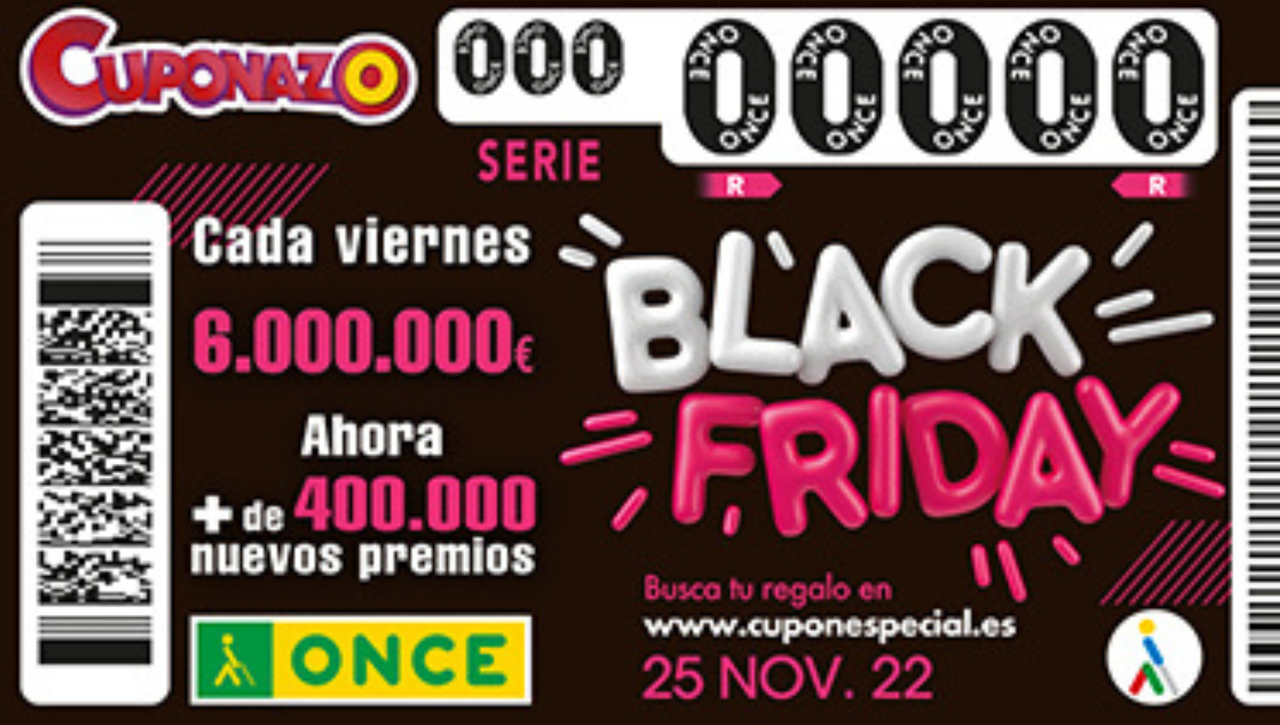 Resultado ONCE: comprobar número del cupón Black Friday ganador de hoy 28 de noviembre de 2025