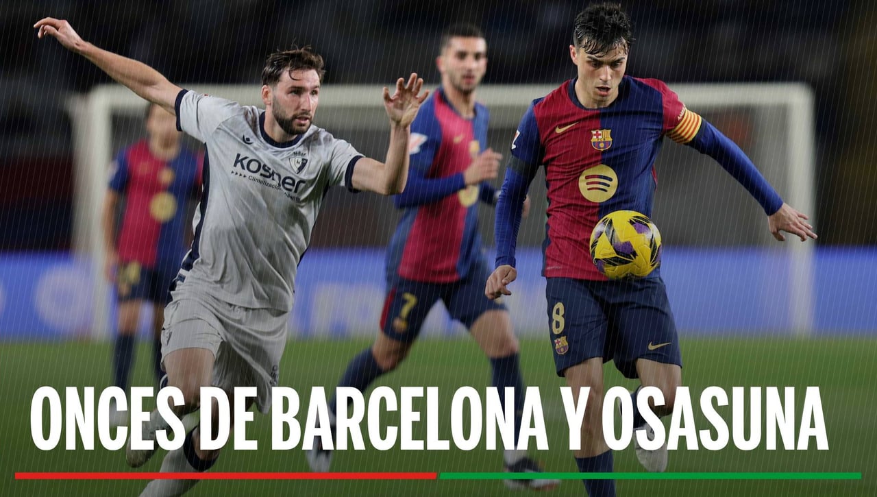 Alineaciones Barcelona - Osasuna: Alineación probable de Barcelona y Osasuna en la jornada 16 de LaLiga