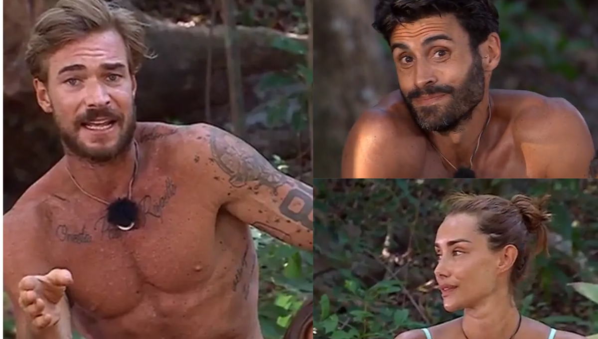 Noel, Tony y Adara, a la gresca en Supervivientes: “Se cree Brad Pitt”