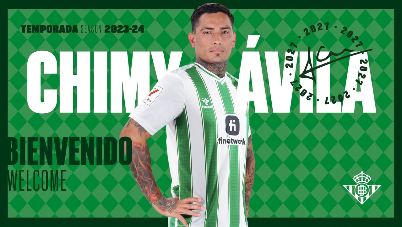 Oficial: Chimy Ávila, nuevo jugador del Betis y Osasuna desvela las cifras exactas de la operación