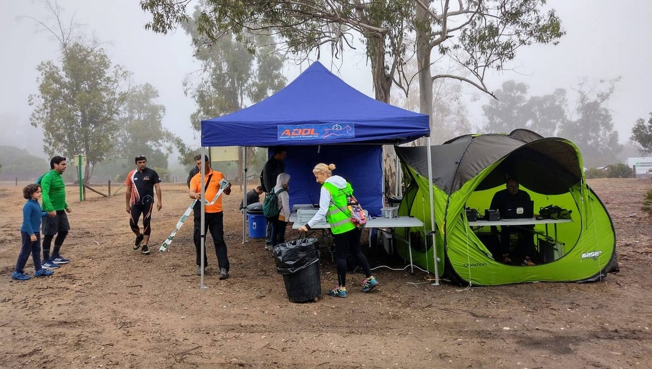 Recta final en el Circuito Provincial de Orientación