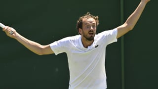 Medvedev se lía con botellazos y un raquetazo al público