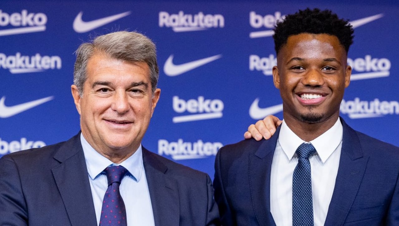 Ansu Fati derrumba el plan de Laporta