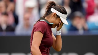 Raducanu, hundida tras recibir la noticia