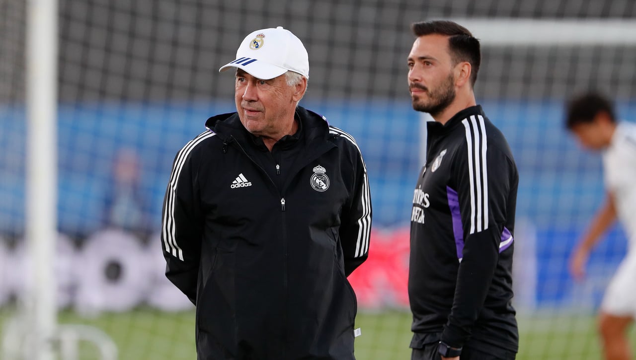 Ancelotti 'echa' a su hijo Davide del Madrid