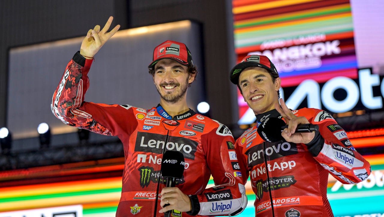 Ducati baja del pedestal a Marc Márquez