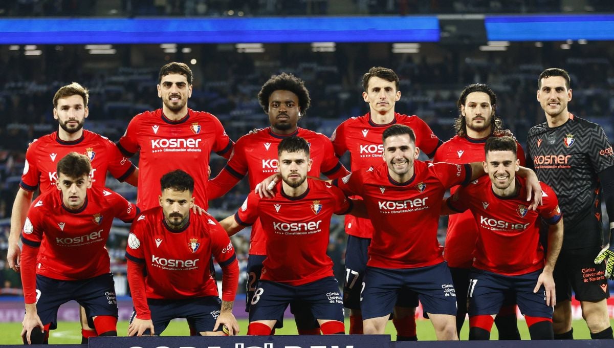 Plantilla completa del Osasuna en la temporada 2024-25. Todos los jugadores y entrenador del equipo rojillo