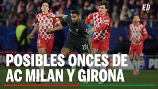 Alineaciones Milan - Girona: Alineación posible de Milan y Girona en el partido de hoy de la Champions League