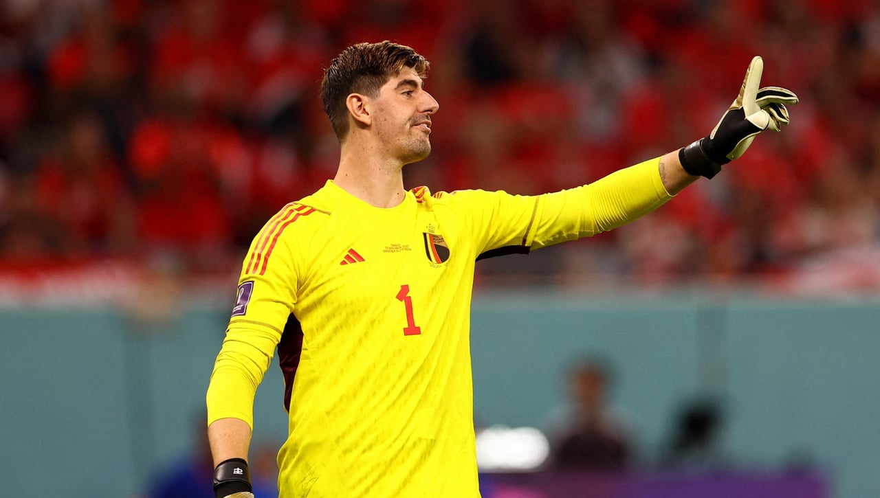 Mal rollo entre Courtois y el seleccionador de Bélgica