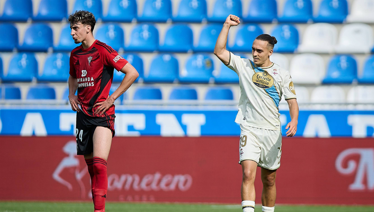 Mirandés 1-5 Deportivo: Zakaria y Luismi no tienen piedad