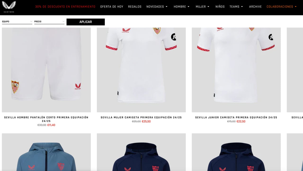 Si Hummel ocupa y preocupa en el Betis, el sevillismo está de uñas con Castore