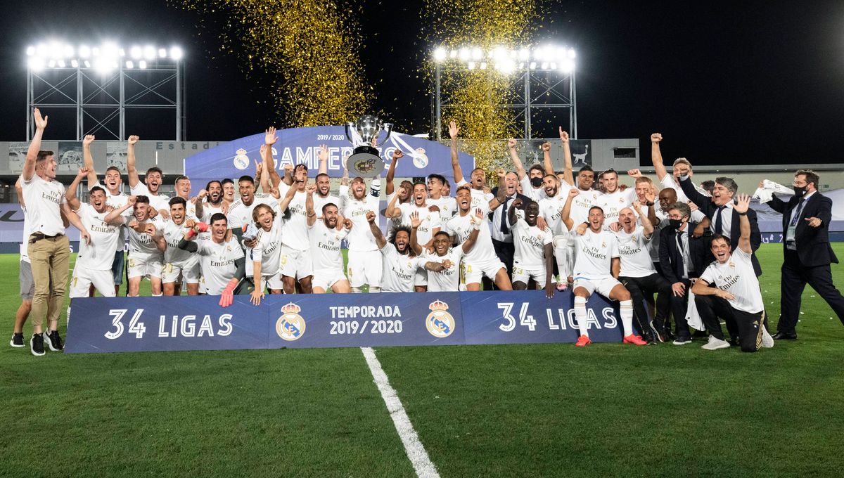La extraña entrega del trofeo de LaLiga al Real Madrid