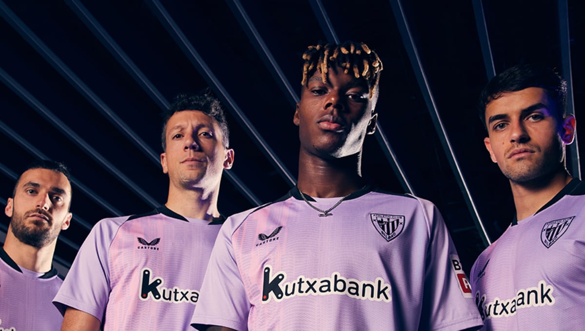 Colores insólitos y detalles reivindicativos para la nueva camiseta del Athletic