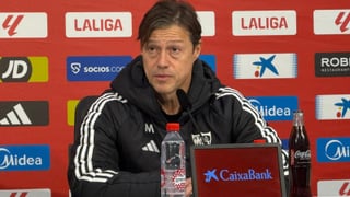 Almeyda, sobre el sustituto de Mendy ante el Athletic, jugar con dos delanteros y las protestas de la afición del Sevilla: "Nos animarán cuando empiece el partido"