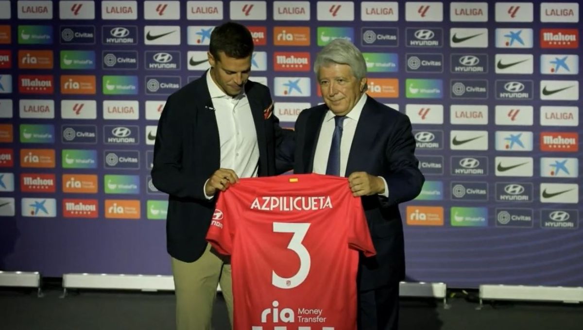 Azpilicueta explica por qué eligió el Atleti al Inter