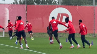 Tres ausencias marcan la sesión previa al RCD Mallorca