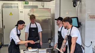 Isaac Romero y Juan Miranda, con el reto de la torrija 'imposible'