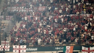 Quejas del público en el primer test serio para aficiones visitantes en La Cartuja