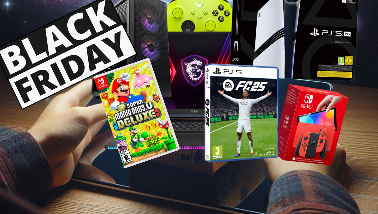 Black Friday 2024 | Las mejores ofertas del Black Friday en videojuegos y ordenadores: Nintendo, PlayStation...
