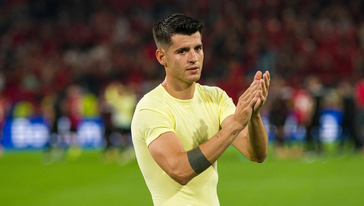 La fría despedida de Morata del Atleti