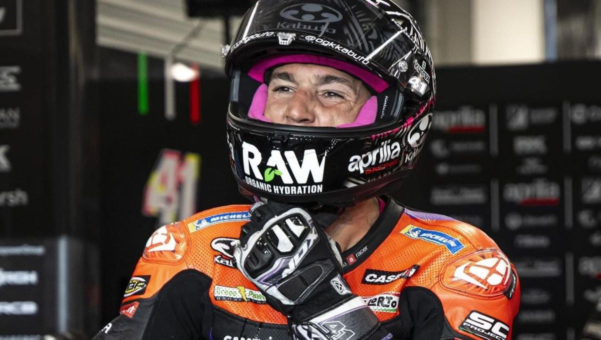 Aleix Espargaró se lesiona en su caída y manda un aviso a Aprilia