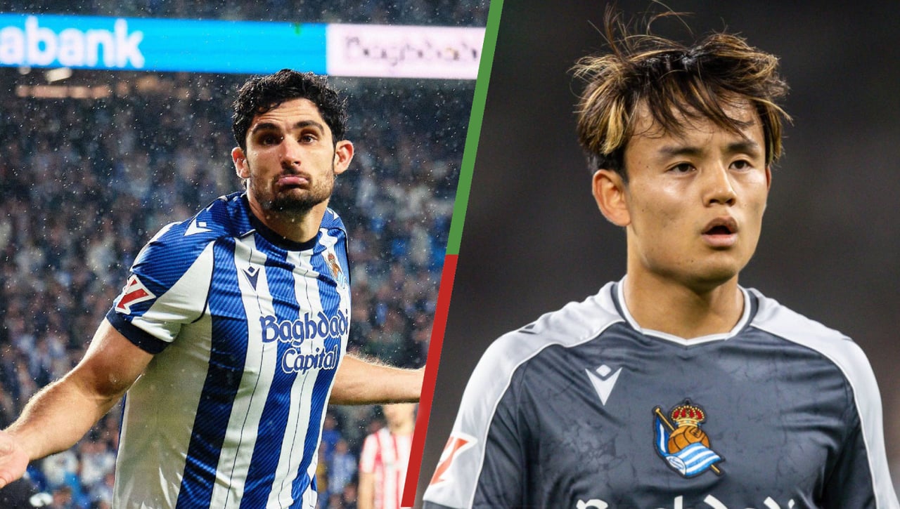 La apuesta de Guedes convence a Sergio Francisco en una Real Sociedad que mejora sin Kubo