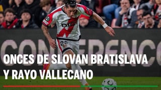 Alineaciones Slovan Bratislava - Rayo Vallecano: Alineación posible de Slovan Bratislava y Rayo Vallecano en el partido de la UEFA Conference League