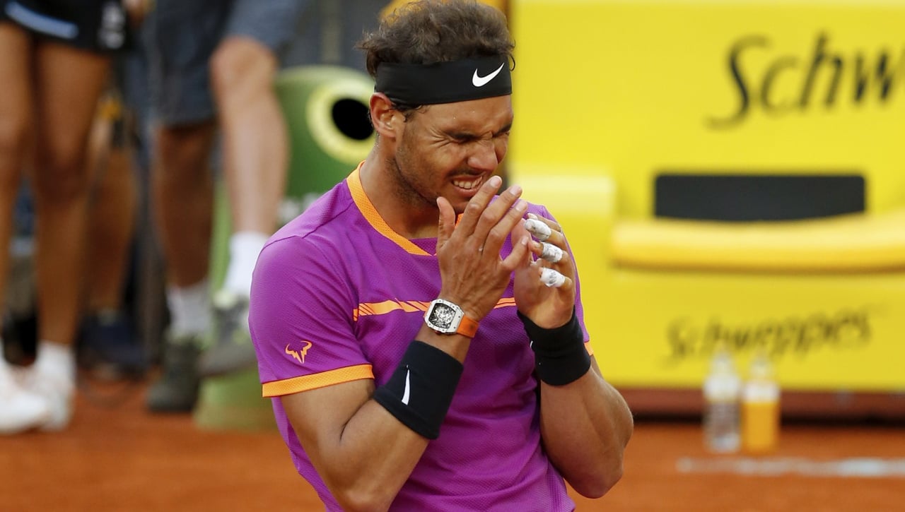 Rafa Nadal, destrozado
