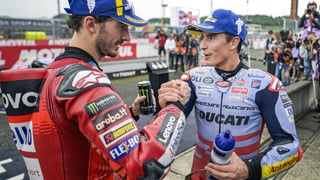 Bagnaia se compara con Marc Márquez