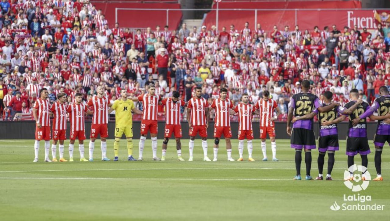 Las notas uno a uno de los jugadores del Almería frente al Real Valladolid