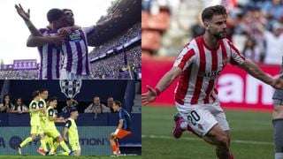 Resumen Jornada 35 LaLiga Hypermotion: Valladolid y Sporting escalan; el Levante se la pega