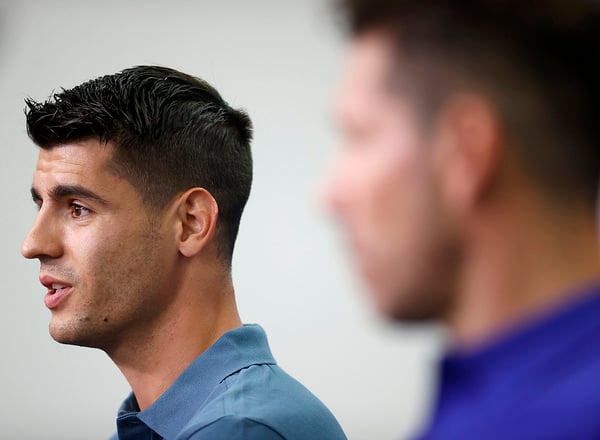 Morata tiene en vilo a Simeone 