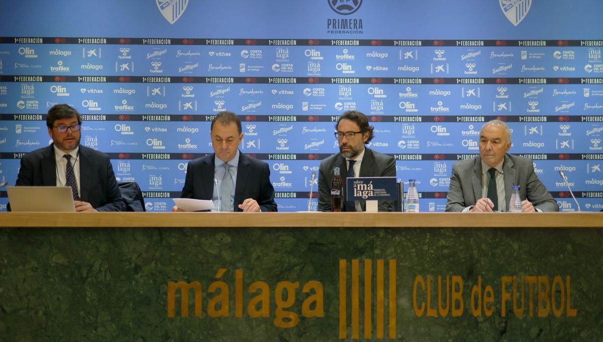 El Málaga presenta sus cuentas con una justificación sobre sus deudas