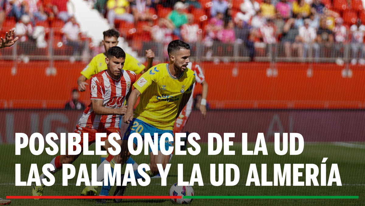 Alineaciones Las Palmas - Almería: Alineación posible de Las Palmas y Almería en el partido de hoy de LaLiga EA Sports