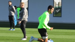 Fornals entrena con la vista puesta en el Rayo Vallecano