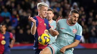El Atlético, contundente con Dani Olmo
