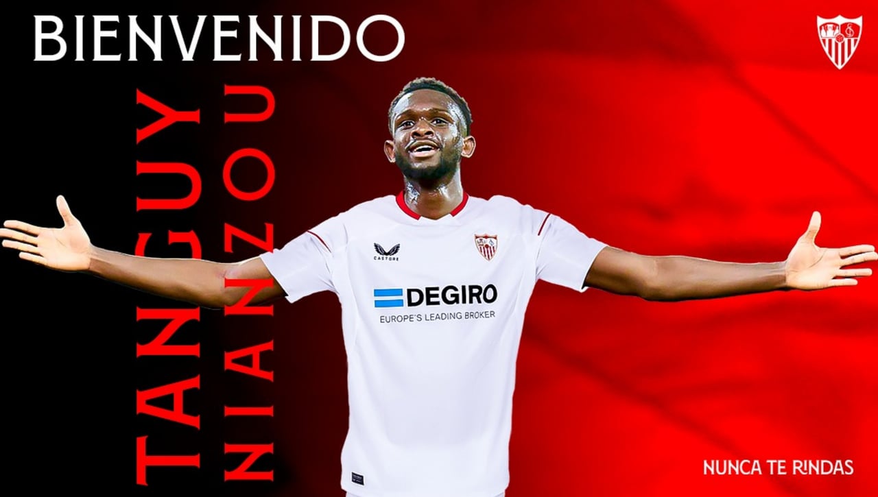 Oficial: Tanguy Nianzou, nuevo jugador del Sevilla FC hasta 2027