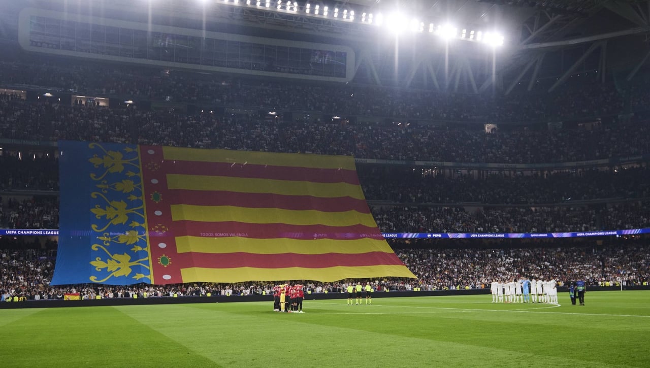 La DANA une al Real Madrid y al Valencia