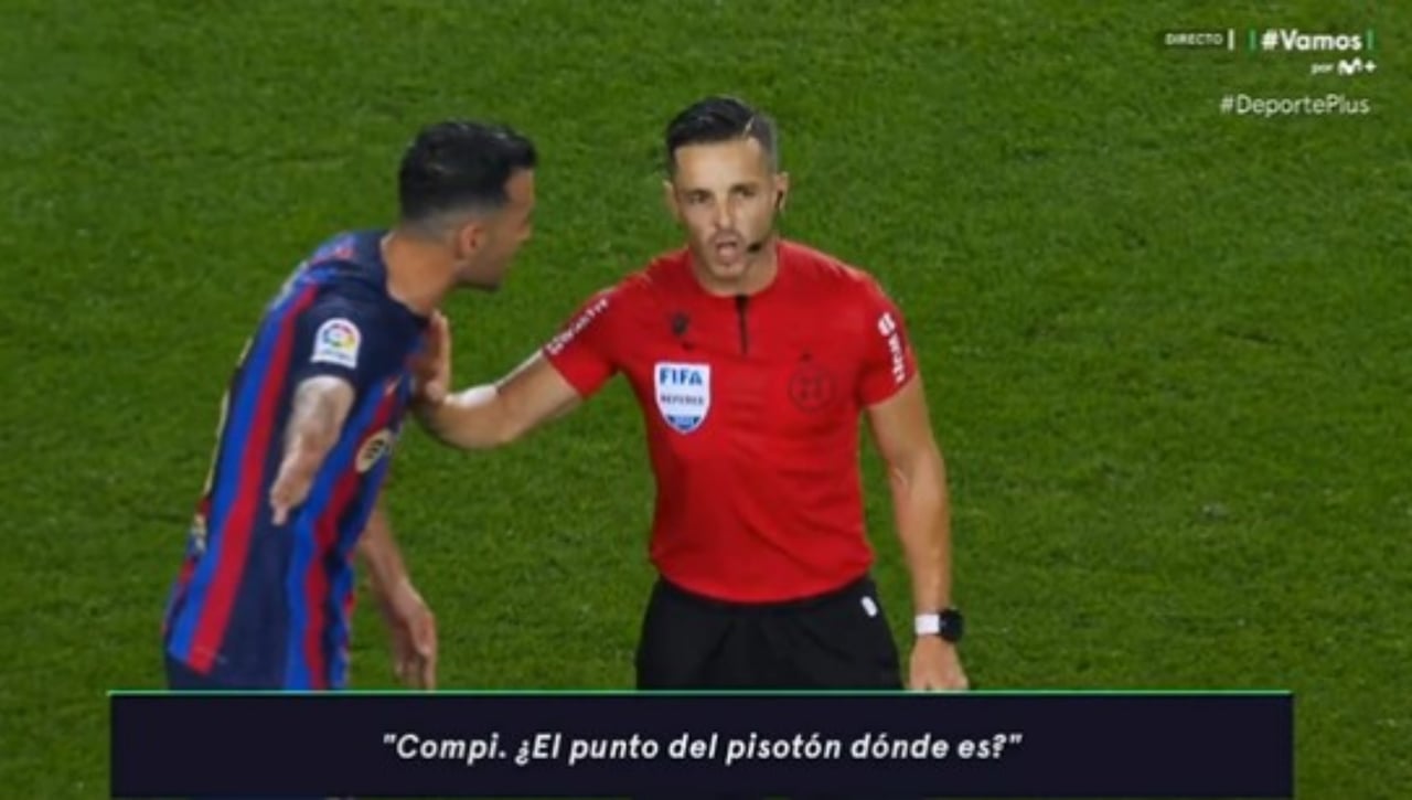 La pregunta de Del Cerro Grande a su cuarto árbitro en la expulsión de Edgar